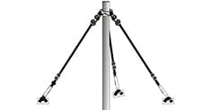 Installazione professionale tiranti per antenne Tiranti antenne